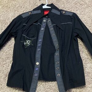 Lip service vice vintage long sleeve shirt